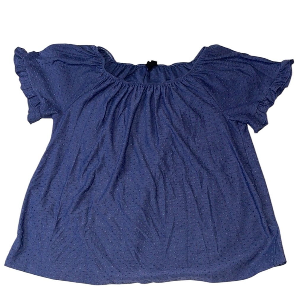W5 blue detailed blouse